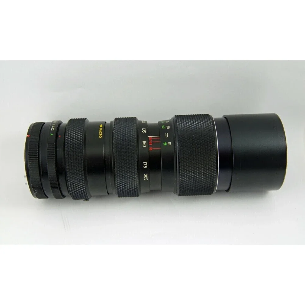 Vintage Soligor MC Macro Zoom 85-205mm Lens f3.8 No.3775036 62mm Fits Minolta-MD